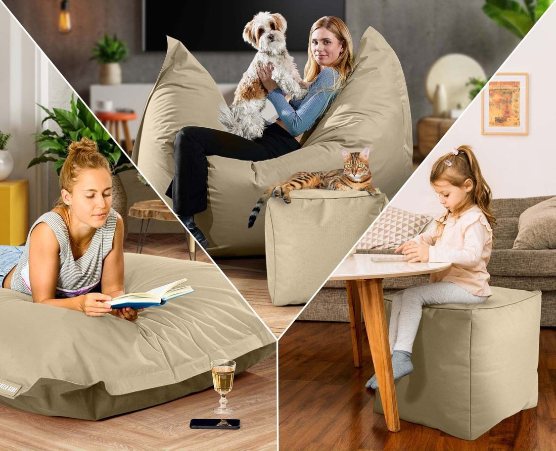 Ein Vergleich unserer Sitzsäcke: Finde deinen Begleiter mit viel Komfort - sitzsack-shop