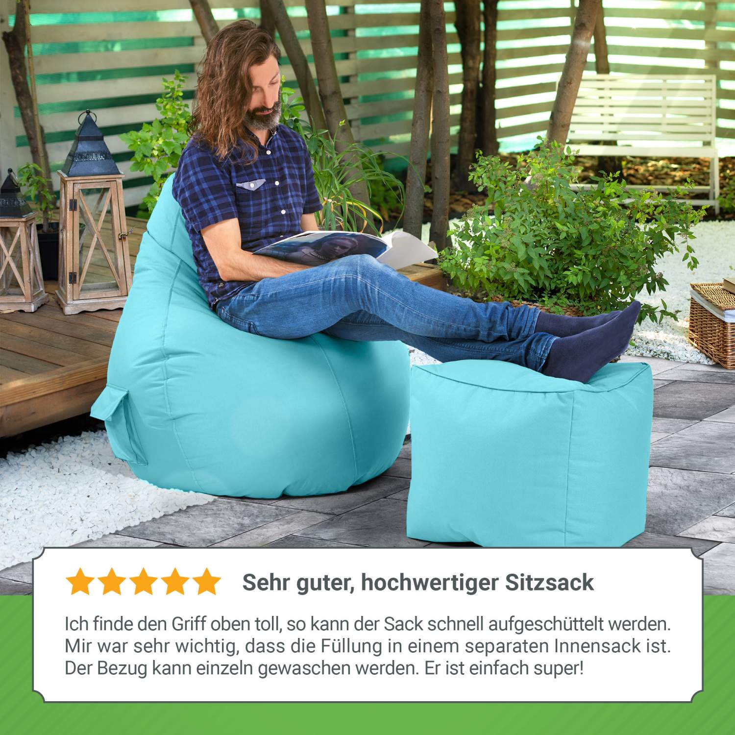 Sitzsack Mit Ruckenlehne