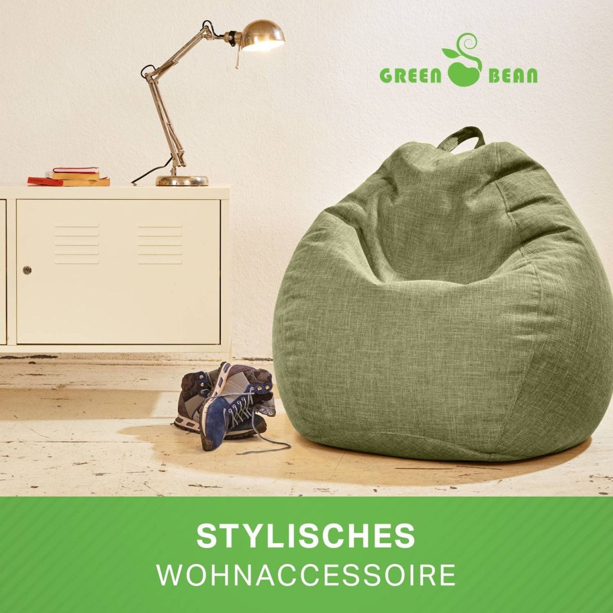 Indoor-Sitzsack in Leinen-Optik - sitzsack-shop